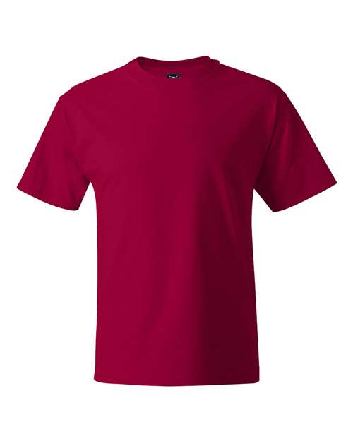 Hanes 518T Unisex Beefy-T® Tall T-Shirt - Deep Red - front