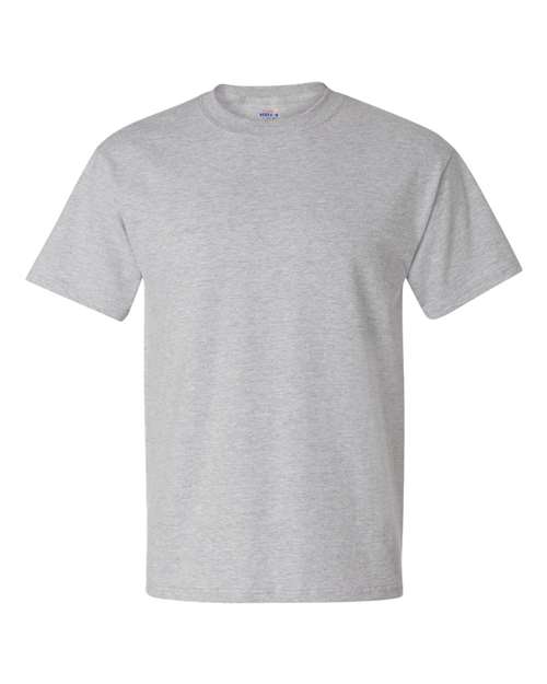 Hanes 518T Unisex Beefy-T® Tall T-Shirt - Light Steel - front