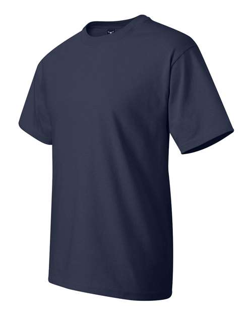 Hanes 518T Unisex Beefy-T® Tall T-Shirt - Navy - side