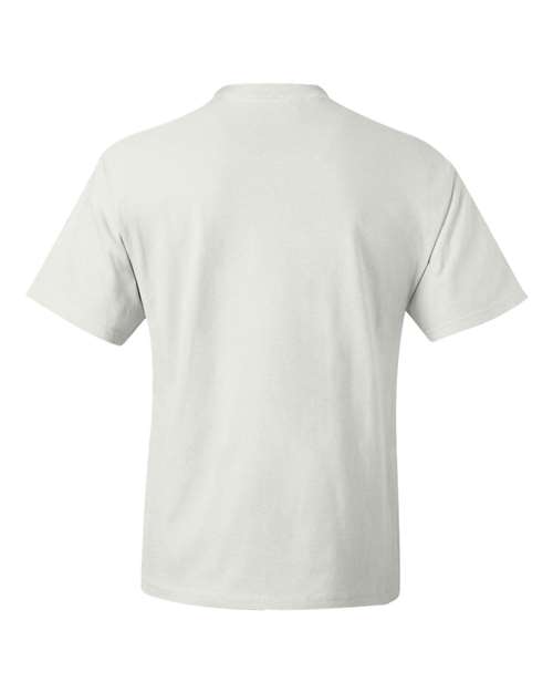 Hanes 518T Unisex Beefy-T® Tall T-Shirt - White - back