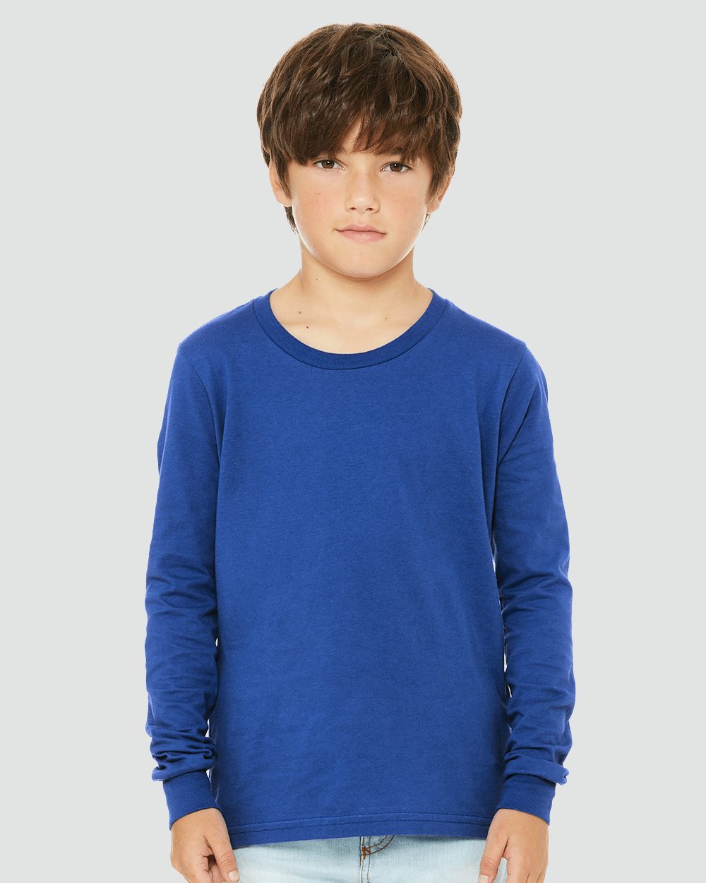 BELLA + CANVAS 3501Y Youth Jersey Long Sleeve Tee - style