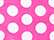 Carmel Towel Company C3060P Polka Dot Velour Beach Towel - Hot Pink - swatch