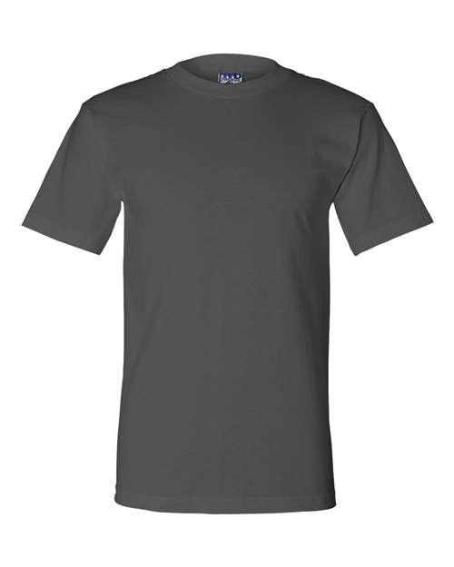 Bayside 2905 Unisex Union-Made T-Shirt - Charcoal - front