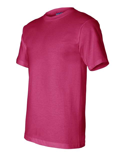Bayside 2905 Unisex Union-Made T-Shirt - Bright Pink - side