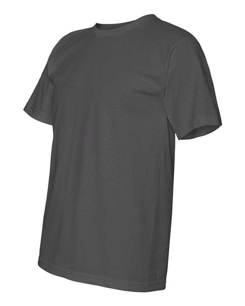 Bayside 5040 Unisex USA-Made Midweight T-Shirt - Charcoal - side