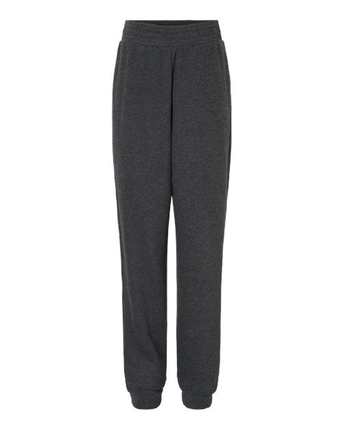 BELLA + CANVAS 3727Y Youth Jogger Sweatpants - Dark Grey Heather - front