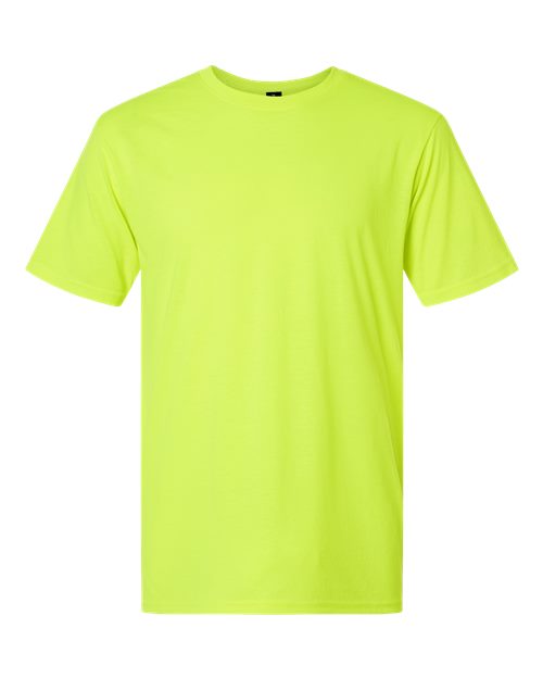Gildan 42000 Unisex Performance® T-Shirt - Safety Green - front