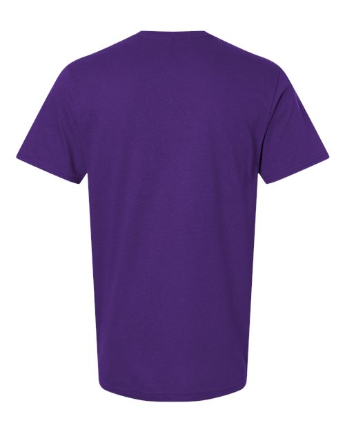 Gildan 64000 Unisex Softstyle® T-Shirt - Purple - back