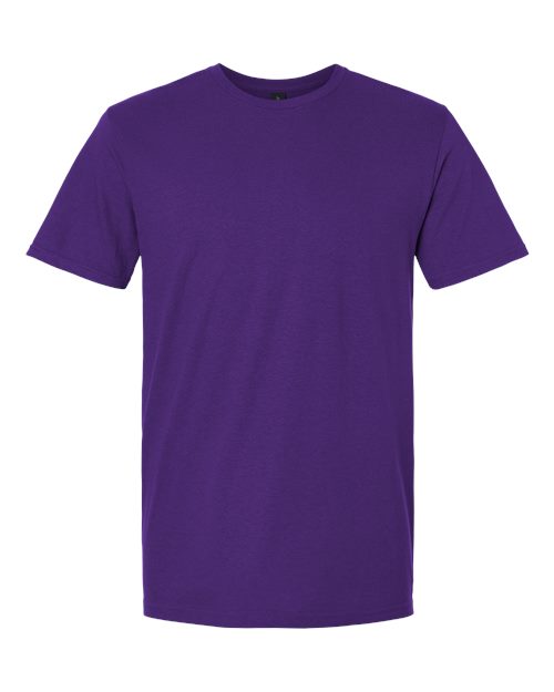 Gildan 64000 Unisex Softstyle® T-Shirt - Purple - front