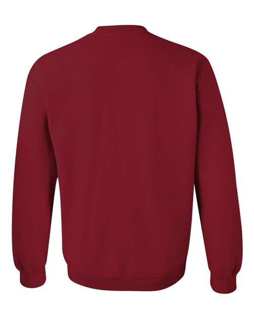Gildan 18000 Unisex Heavy Blend™ Crewneck Sweatshirt - Cardinal Red - back