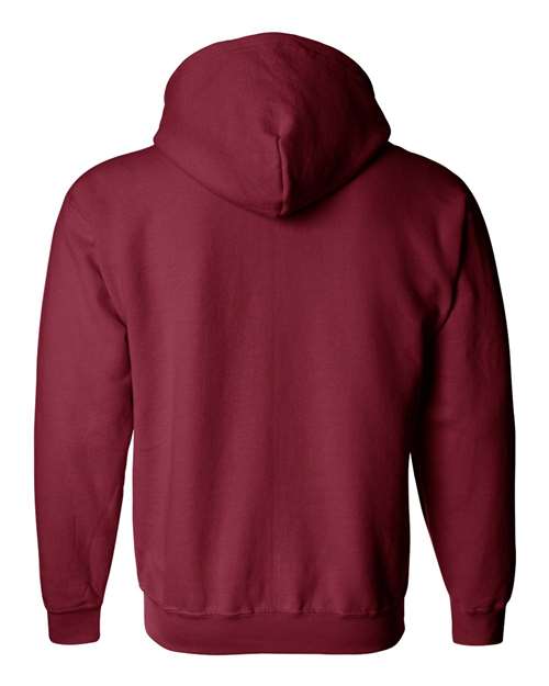 Gildan 18600 Unisex Heavy Blend™ Full-Zip Hooded Sweatshirt - Cardinal Red - back