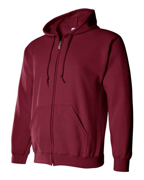 Gildan 18600 Unisex Heavy Blend™ Full-Zip Hooded Sweatshirt - Cardinal Red - side
