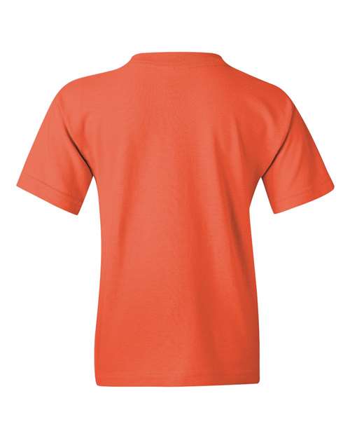 Gildan 5000B Youth Heavy Cotton™ T-Shirt - Coral Silk - back