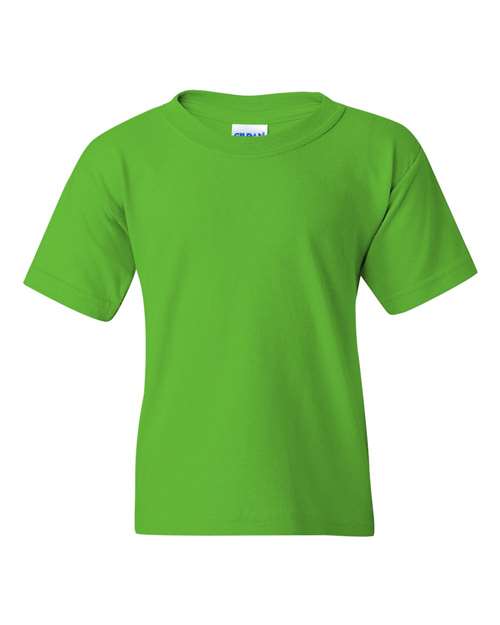 Gildan 5000B Youth Heavy Cotton™ T-Shirt - Electric Green - front