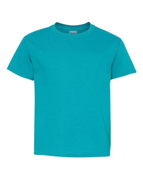 Gildan 5000B Youth Heavy Cotton™ T-Shirt - Tropical Blue - front