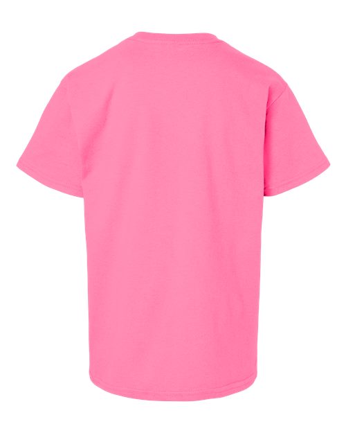 Gildan 2000B Youth Ultra Cotton® T-Shirt - Safety Pink - back