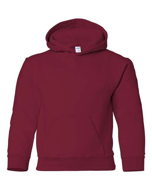 Gildan 18500B Youth Heavy Blend™ Hooded Sweatshirt - Cardinal Red - front
