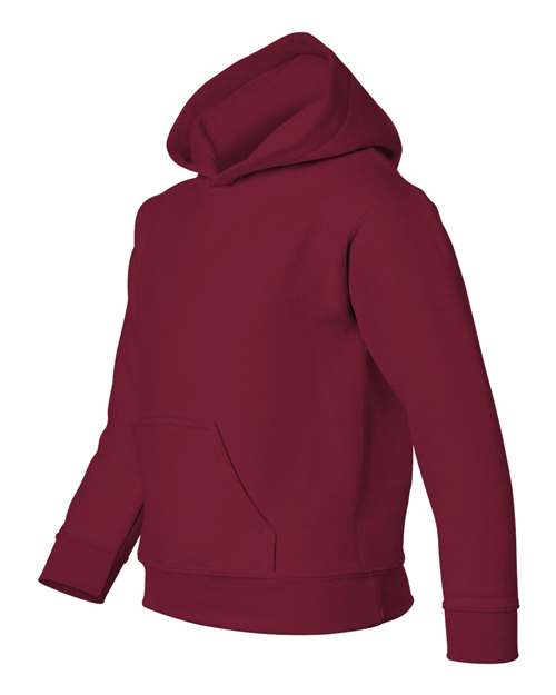 Gildan 18500B Youth Heavy Blend™ Hooded Sweatshirt - Cardinal Red - side
