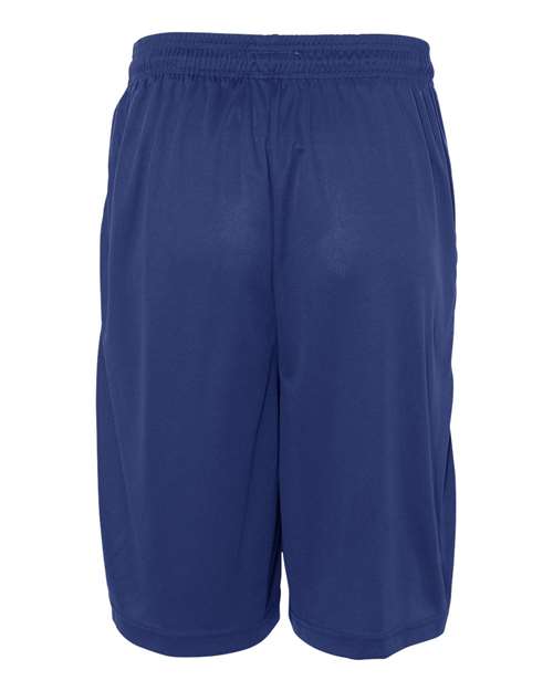 Badger 4119 Men's B-Core 10" Shorts with Pockets - Royal - back