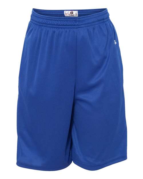 Badger 2119 Youth B-Core Pocketed Shorts - Royal - front