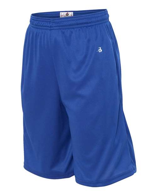 Badger 2119 Youth B-Core Pocketed Shorts - Royal - side