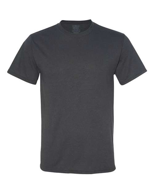 JERZEES 21MR Unisex Dri-Power® Performance T-Shirt - Charcoal Grey - front