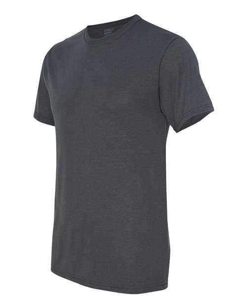 JERZEES 21MR Unisex Dri-Power® Performance T-Shirt - Charcoal Grey - side