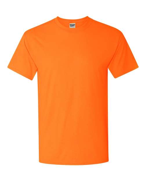 JERZEES 21MR Unisex Dri-Power® Performance T-Shirt - Safety Orange - front