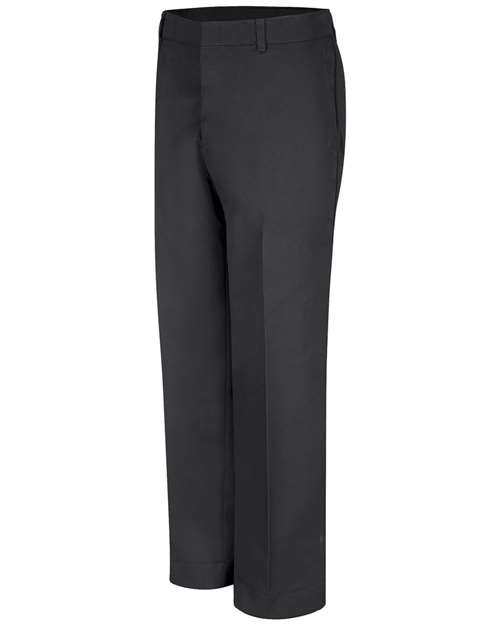 Red Kap PT22 Men's Modern Fit Industrial Pants - Black - Unhemmed - front