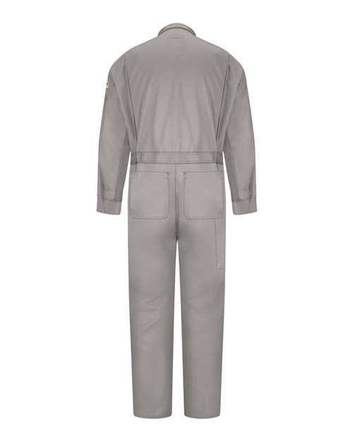 Bulwark CLD4 Men's Deluxe Coverall - GY-Grey - back