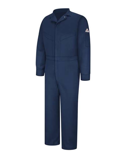 Bulwark CLD4 Men's Deluxe Coverall - Navy - front