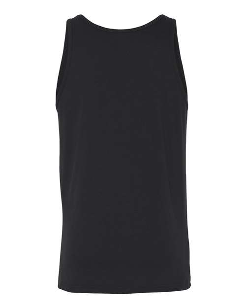 BELLA + CANVAS 3480 Jersey Tank - Black - back