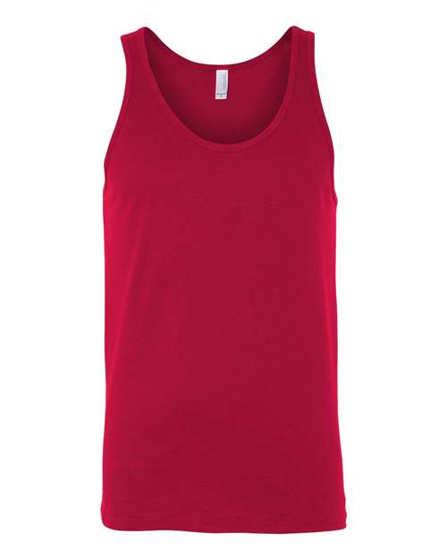 BELLA + CANVAS 3480 Jersey Tank - Red - front