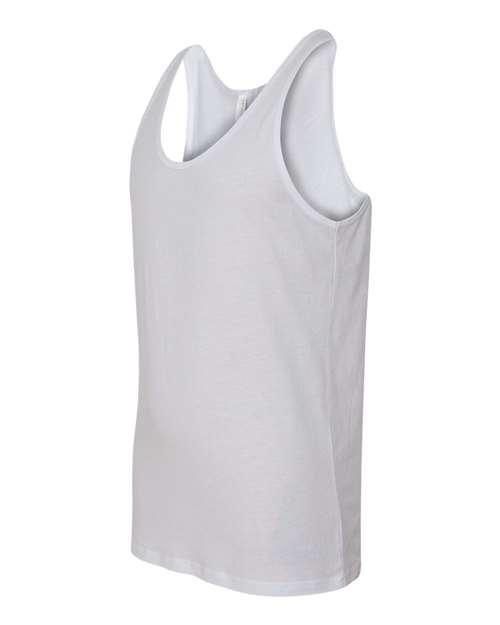 BELLA + CANVAS 3480 Jersey Tank - White - side
