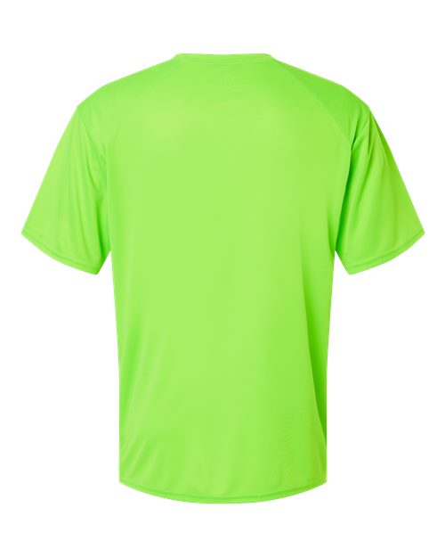 Badger 4120 Men's B-Core Sport Shoulders T-Shirt - Lime - back