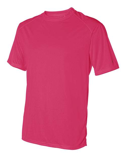 Badger 4120 Men's B-Core Sport Shoulders T-Shirt - Hot Coral - side