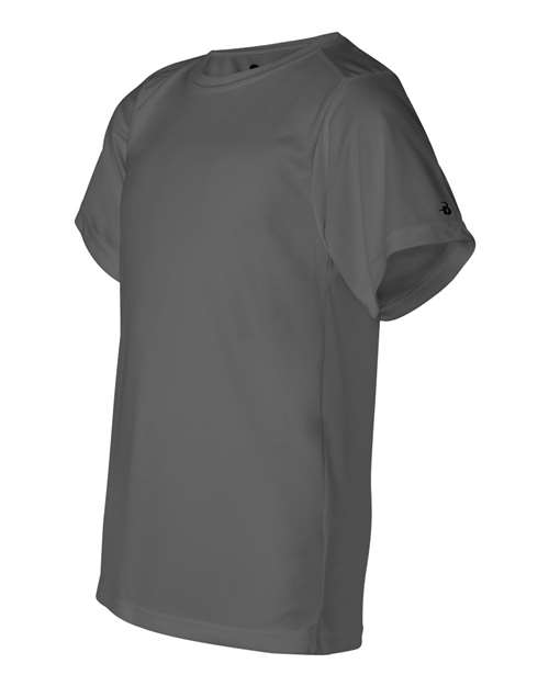 Badger 2120 Youth B-Core T-Shirt - Graphite - side