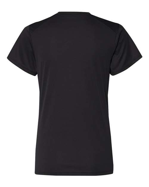 Badger 4162 Women’s B-Core V-Neck T-Shirt - Black - back