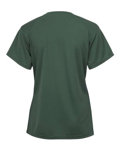 Badger 4162 Women’s B-Core V-Neck T-Shirt - Forest - back