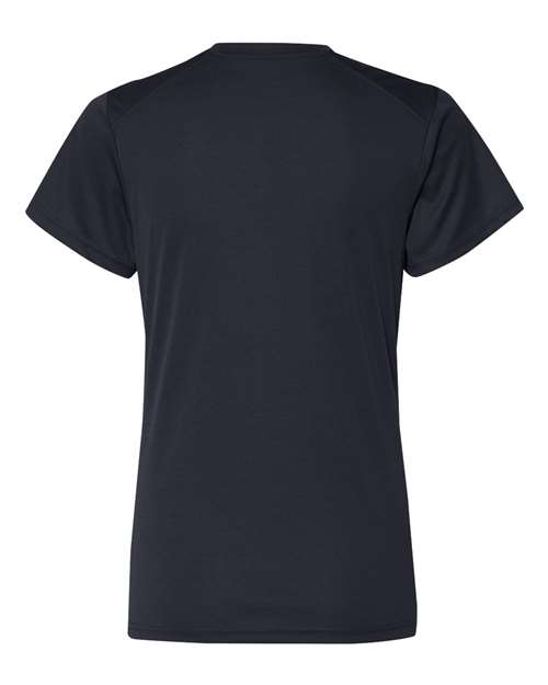 Badger 4162 Women’s B-Core V-Neck T-Shirt - Navy - back