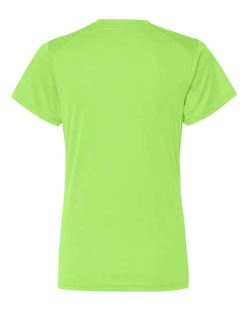 Badger 4162 Women’s B-Core V-Neck T-Shirt - Lime - back