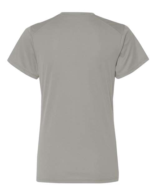 Badger 4162 Women’s B-Core V-Neck T-Shirt - Silver - back