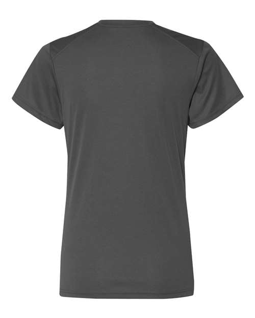 Badger 4162 Women’s B-Core V-Neck T-Shirt - Graphite - back