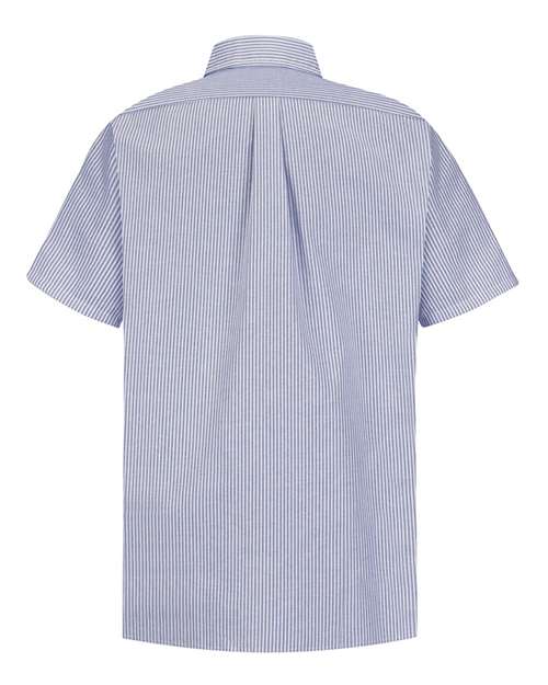 Red Kap SR60 Men's Executive Oxford Dress Shirt - Blue/ White Stripe - back