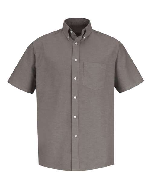 Red Kap SR60 Men's Executive Oxford Dress Shirt - GY-Grey - front