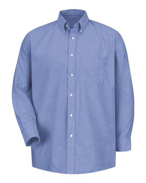 Red Kap SR70 Men's Executive Oxford Dress Shirt - LB-Light Blue 37 - front