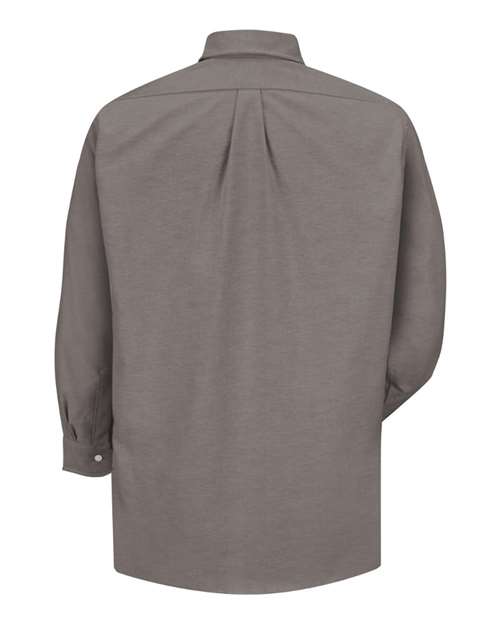 Red Kap SR70 Men's Executive Oxford Dress Shirt - GY-Grey 35 - back
