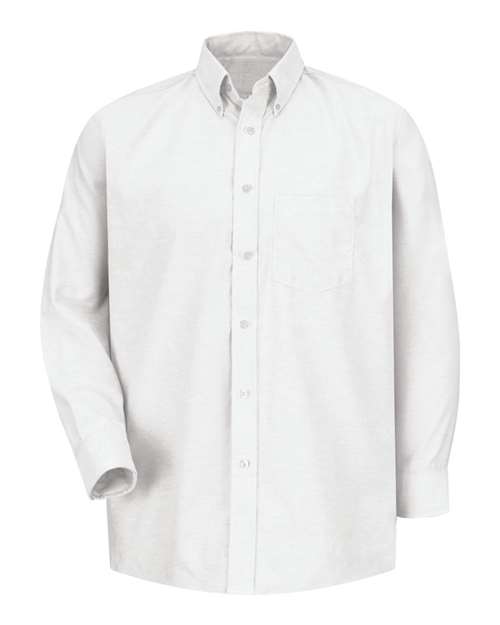 Red Kap SR70 Men's Executive Oxford Dress Shirt - White 35 - front