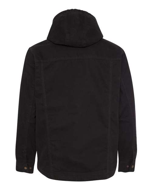 DRI DUCK 5090 Men's Laredo Boulder Cloth™ Canvas Jacket with Thermal Lining - Black - back