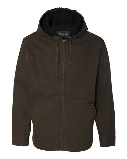 DRI DUCK 5090 Men's Laredo Boulder Cloth™ Canvas Jacket with Thermal Lining - Tobacco - front